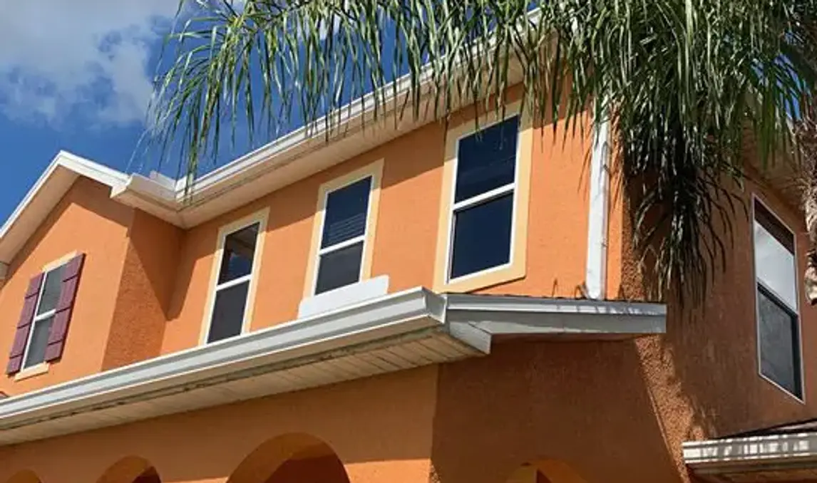 Seamless gutters.